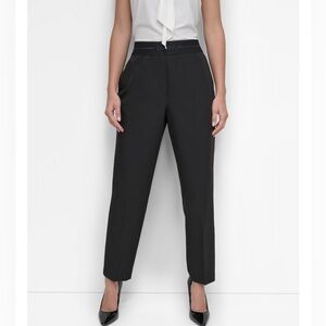 DKNY Women's Pull-On black Trousers/size L